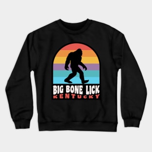 Big Bone Lick State Park Bigfoot Sasquatch Kentucky Bison Crewneck Sweatshirt
